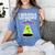I Wanna Go Home Introvert UFO UAP Flying Saucer Trippy Alien Women's Comfort Colors T-Shirt Chalky Mint