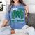 I Wear Green In Memory Of My Mom Liver Cancer Awareness Day Women's Comfort Colors T-Shirt Chalky Mint