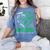 I Wear Kelly Green In My Memory Of My Dad Bile Duct Cancer Women's Comfort Colors T-Shirt Chalky Mint