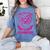 I Wear Pink In Memory Of My Godmother Breast Cancer Support Women's Comfort Colors T-Shirt Chalky Mint