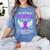 I Wear Purple In Memory Of My Dad Pancreatic Cancer Women's Comfort Colors T-Shirt Chalky Mint I Wear Purple In Memory Of My Dad Pancreatic Cancer Women's Comfort Colors T-Shirt Chalky Mint
