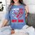 I Wear Red In My Memory Of My Dad Heart Disease Awareness Women's Comfort Colors T-Shirt Chalky Mint I Wear Red In My Memory Of My Dad Heart Disease Awareness Women's Comfort Colors T-Shirt Chalky Mint