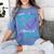 I Wear Teal & Purple In Memory Of My Niece Women's Comfort Colors T-Shirt Chalky Mint