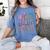 Wild About Reading Books Readers Lovers Bookworm Library Day Women's Comfort Colors T-Shirt Chalky Mint