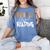 WILD ABOUT READING Reading Books Bookworm Library Day Women's Comfort Colors T-Shirt Chalky Mint