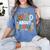 Wild About Reading Zoo Animals Books Reader Lover Women's Comfort Colors T-Shirt Chalky Mint