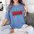 Yeah Comic Comic Book Graphic Women's Comfort Colors T-Shirt Chalky Mint