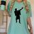 2019 Football Graduation Dab Shirt- Dabbing Graduate Women's Comfort Colors T-Shirt Chalky Mint