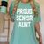 2019 Senior Aunt SEN19R Class Graduation Party T Shirt Women's Comfort Colors T-Shirt Chalky Mint