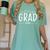 2026 College Graduate Graduation Grad Students Seniors Women's Comfort Colors T-Shirt Chalky Mint