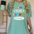 2nd Grade Graduation Shirt 2nd Grade Done Summer Loading Women's Comfort Colors T-Shirt Chalky Mint