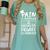 Bachelor Degree Graduation Women's Comfort Colors T-Shirt Chalky Mint