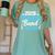 Band Senior Sister Class Of 2026 Senior Band Graduation Women's Comfort Colors T-Shirt Chalky Mint