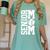 Baseball Senior Mom Class Of 2026 Senior Night Graduation Women's Comfort Colors T-Shirt Chalky Mint