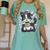 Border Collie Dog Lover Cute Anime School Graduation Men Women Kids Women's Comfort Colors T-Shirt Chalky Mint