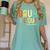 Bruh We Out 3rd Graders Third Grade Graduation Women's Comfort Colors T-Shirt Chalky Mint
