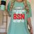 BSN Nurse Graduation Essentials BSN Nursing School Student Women's Comfort Colors T-Shirt Chalky Mint