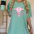 Caduceus Shirt Occupational Therapist Assistant Graduation Women's Comfort Colors T-Shirt Chalky Mint