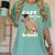 Capy Last Day Of School Capybara Graduation Quote Women's Comfort Colors T-Shirt Chalky Mint