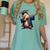 Capybara Graduation Dabbing Capy Wearing Graduate Gown Women's Comfort Colors T-Shirt Chalky Mint