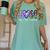 Class Of 1964 Shirt Tie Dye Senior Graduation Class Reunion Women's Comfort Colors T-Shirt Chalky Mint