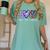 Class Of 1968 Shirt Tie Dye Senior Graduation Class Reunion Women's Comfort Colors T-Shirt Chalky Mint