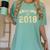 Class Of 2018 T-Shirt For 2018 Graduation Seniors Women's Comfort Colors T-Shirt Chalky Mint
