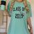 Class Of 2019-High School College University GRADUATION Women's Comfort Colors T-Shirt Chalky Mint