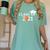 Class Of 2021 Graduation Him Her Basketball Pullover Women's Comfort Colors T-Shirt Chalky Mint