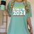Class Of 2021 Senior Year 90's TV Style Graduation For Grad Women's Comfort Colors T-Shirt Chalky Mint