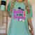 Class Of 2022 Four Degrees Hotter Graduation Day Master Grad Women's Comfort Colors T-Shirt Chalky Mint