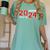 Class Of 2024 Senior Year Boys Girls School Graduation Women's Comfort Colors T-Shirt Chalky Mint