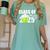 Class Of 2025 Graduation Senior Tennis Player Women's Comfort Colors T-Shirt Chalky Mint