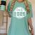 Class Of 2025 Senior School Graduation College Women's Comfort Colors T-Shirt Chalky Mint