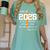 Class Of 2026 Christian Graduation Senior Graduate Women's Comfort Colors T-Shirt Chalky Mint