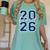 Class Of 2026 Graduation Varsity Navy Blue Letters Premium Tri-Blend Women's Comfort Colors T-Shirt Chalky Mint