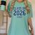 Class Of 2026 Senior Graduation High School College Grad Women's Comfort Colors T-Shirt Chalky Mint