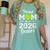 Class Of 2026 Tennis Mom Senior Graduation Graduate Women's Comfort Colors T-Shirt Chalky Mint