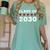 Class Of 2030 Shirt New Kindergarten Student Graduation Women's Comfort Colors T-Shirt Chalky Mint
