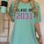 Class Of 2031 Graduation T-Shirt Women's Comfort Colors T-Shirt Chalky Mint