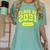 Class Of 2031 Shirts For Kindergarten Photo To Graduation Women's Comfort Colors T-Shirt Chalky Mint