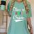 Class Of 2032 Kindergarten Back To School Graduation Women's Comfort Colors T-Shirt Chalky Mint