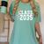 Class Of 2035 Grow With Me Boy Girl First Day Of Graduation Women's Comfort Colors T-Shirt Chalky Mint