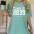 Class Of 2035 Grow With Me Graduation First Day Of School Women's Comfort Colors T-Shirt Chalky Mint