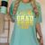 College Grad Class Of 2025 Senior Graduate Graduation Women's Comfort Colors T-Shirt Chalky Mint