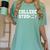 College Stud Student For Men Women Graduation Day Women's Comfort Colors T-Shirt Chalky Mint