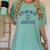 Criminal Justice Major College Graduate Graduation Women's Comfort Colors T-Shirt Chalky Mint