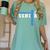 Cross Country Senior Night Senior 2025 Graduation Party 30 Women's Comfort Colors T-Shirt Chalky Mint