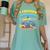 I Crushed Kindergarten Monster Truck Graduation Boys Kids Women's Comfort Colors T-Shirt Chalky Mint