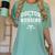 Cute DNP Nurse Live Loves Heal Graduation Appreciation Women's Comfort Colors T-Shirt Chalky Mint